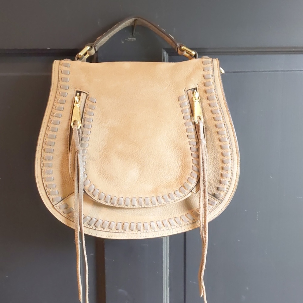 Rebecca Minkoff Vanity Saddle in Mushroom